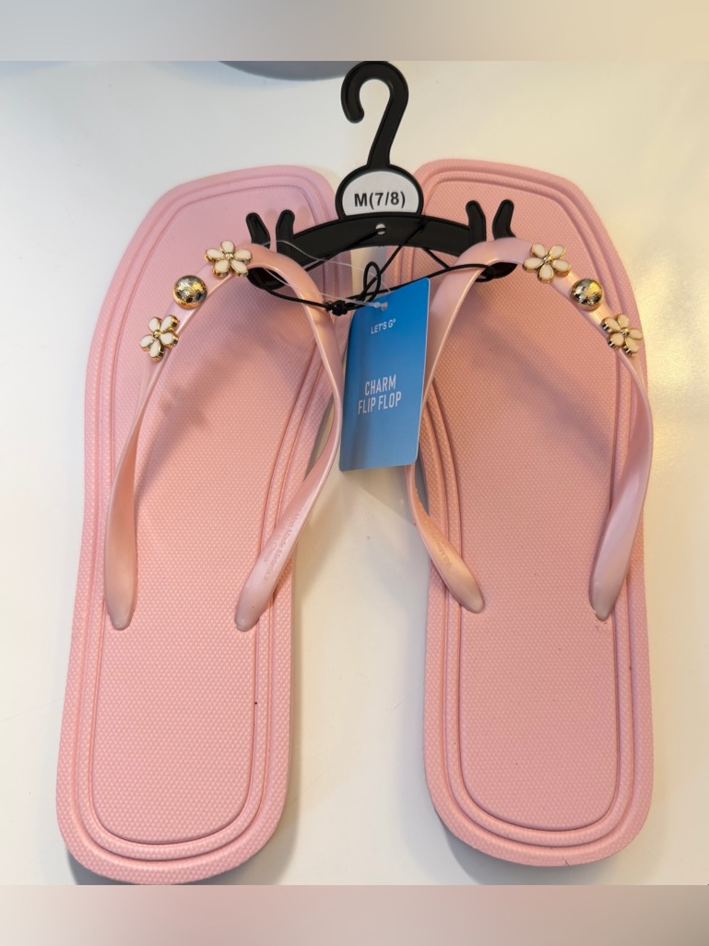 Pink Charm Flip Flop